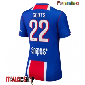 Paris Saint-Germain Mika Godts #22 Prima Maglia Femmina 2026-27 Manica Corta